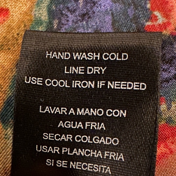 VintageTahari Multicolor Floral Maxi Tropical Print Dress. Size 14. NWT - Picture 11 of 13